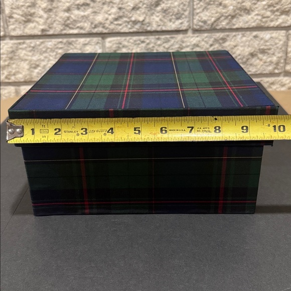 Plaid Storage/Gift Box - Picture 4 of 5
